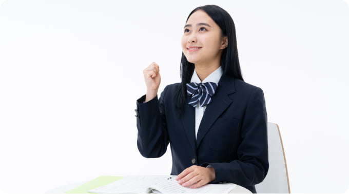 一人で勉強する受講生